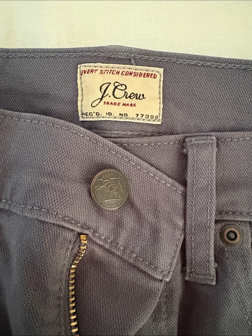 J. Crew Slim Straight Jeans in Dark Navy